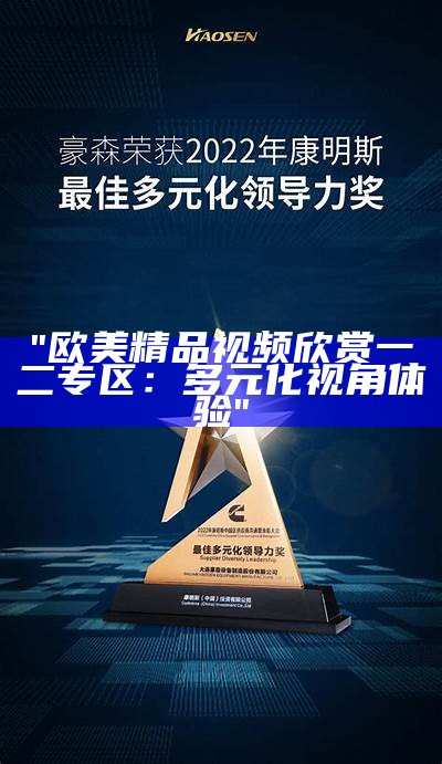 "欧美精品视频欣赏一二专区：多元化视角体验"