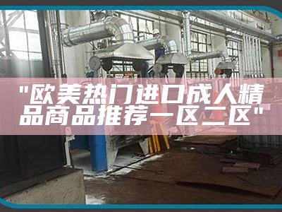 "欧美热门进口成人精品商品推荐一区二区"