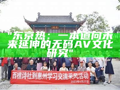 "东京热：一本道向未来延伸的无码AV文化研究"