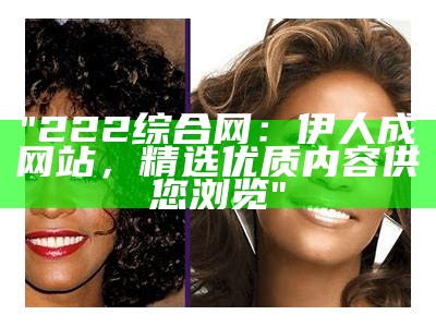 "222综合网：伊人成网站，精选优质内容供您浏览"