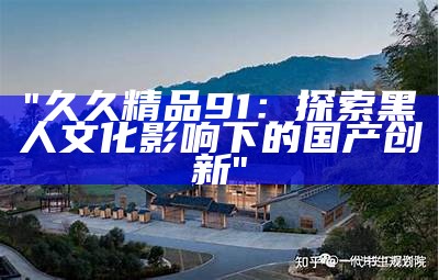 "久久精品91：探索黑人文化影响下的国产创新"