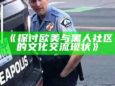 《探讨欧美与黑人社区的文化交流现状》